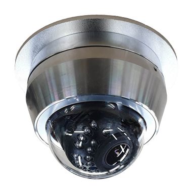 Alibi Vigilant Performance 5MP Stainless Steel 65 Foot IR Starlight IP Varifocal Dome Camera