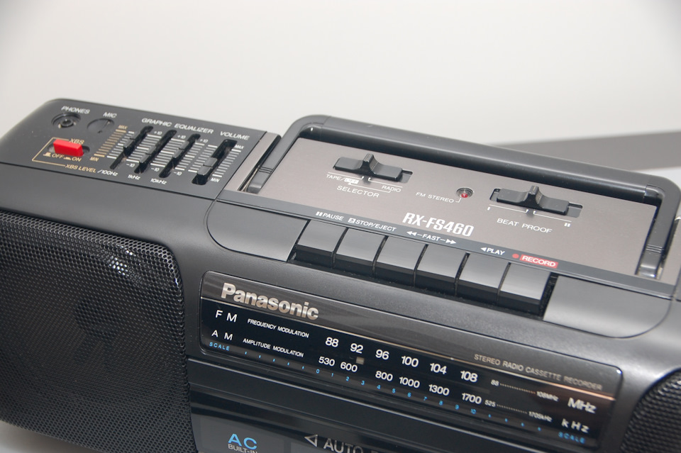 Panasonic RX-FS460 Portable Stereo Cassette Recorder (refurbished)